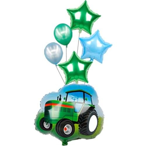 Cartoon Car Balloons Fire Truck Car Train Foil Balloon Ambulance Globos DIY Children Gifts Birthday Party Decorations Kids balls