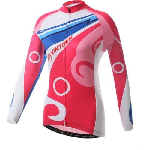 Xintown Cycling Clothes Autumn Cycling Jersey Long Sleeve mtb Bike Jersey Jacket Sports Cycling Clothing ropa Maillot ciclismo