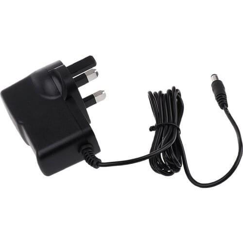 9V Power Supply Charger 144cm Cable for Guitar Effect Pedal, UK Plug