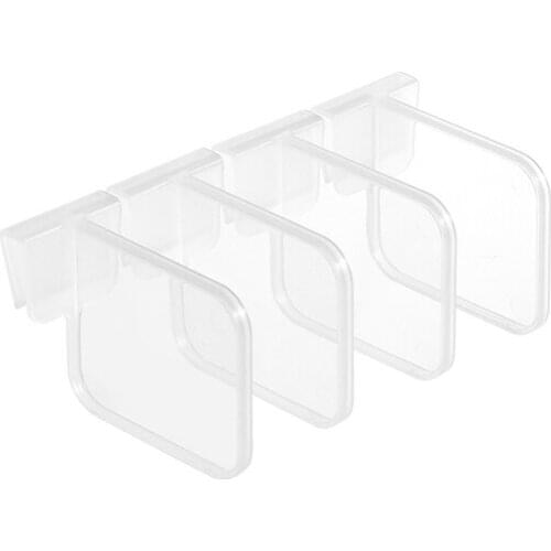 4Pcs Refrigerator Storage Separator Classification Baffle Refrigerator Internal Free Rack Partition Kitchen Organizer Storage