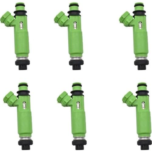 6 pcs Fuel Injector OEM 1955003100 For Daihatsu TERIOS 16 V 1.3