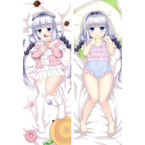 Anime Cartoon Miss Kobayashis Dragon Maid Sexy Body Hugging Pillow Cover Case Pillowcase High Quality Cases 93010