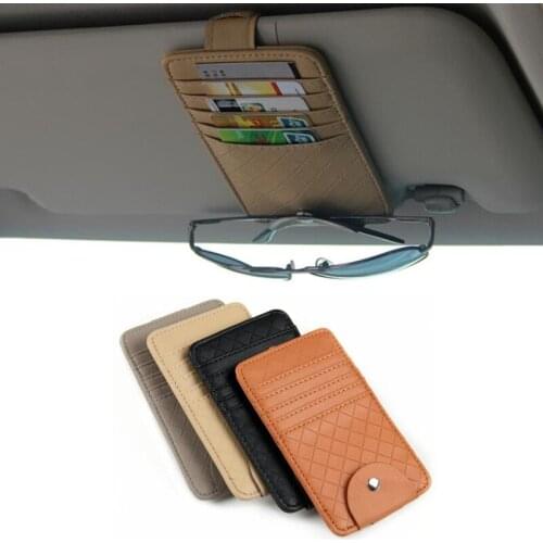 Car Sun Visor Organizer Pocket Organizer Trunk Pouch Bag CD Card Glasses Storage Holder Rangement Voiture Auto Araba Aksesuar