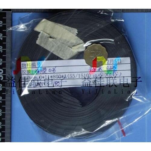 Free shipping Black film flat cable 1.0mm-11p-800mm-A FPC LCD LVDS 1.0mm 11pin 800mm lenght homonymous ffc line 100pcs/lot