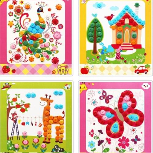 Children Toys Threading Stitch Buttons Handmade Toys Puzzle Game For Children Fine Motor Hand-eye Coordination Toys