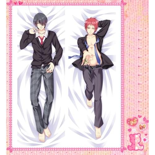 Japanese Anime Cartoon Kuroko No Basketball Peach Skin 2 Way Double sided hugging Pillow Case Pillow Cover Pilllowcase 79025