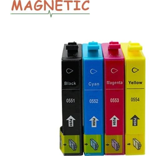 4X T0551 T0552 T0553 T0554 Compatible Ink Cartridges For Epson Stylus Photo RX420 RX425 RX520 R240 R245 Printer Inkjet cartridge