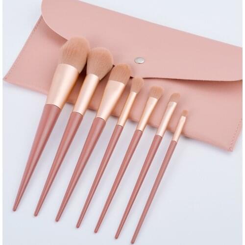 7PCs Makeup Brush Set Cosmetict Makeup For Face Make Up Tools Beauty Professional Foundation Makeup Blushes with Bag