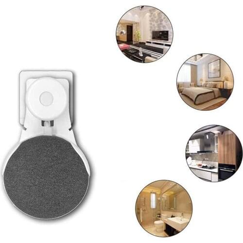 Smart Speaker Outlet Wall Mount Holder For Google Home Mini Voice Assistant Wall-mounted Space-saving ABS Wall Mount Holder