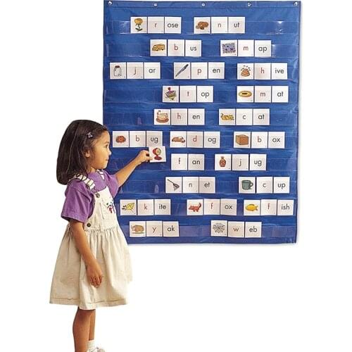 Learning Resources Standard Pocket Chart Education for Home Scheduling Classroom GK99