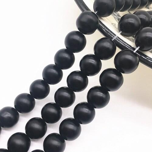 Wholesale 6/8/10mm Natural Stone Bead Black Lava Tiger Eye Bulk Matte Loose Stone Beads For Making Bracelet Necklace Jewelry #22