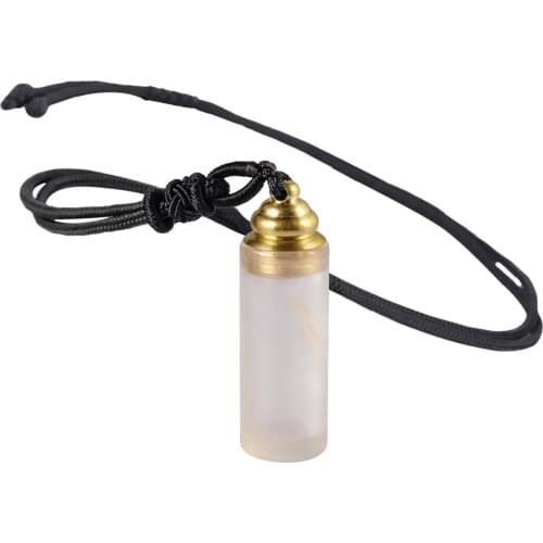 TUMBEELLUWA Necklace Jewelry Onyx Agate Perfume Bottle Pendant Chain Cylinder Vase Shape Women Necklace Women Jewelry