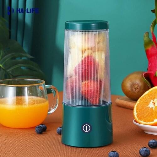 HA-Life 350ml Mini Portable Electric Juicer Fruit Squeezer Blender Food Smoothie Processor USB Rechargeable Wireless Fruit Cup