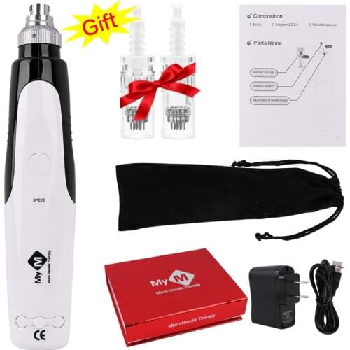 Professional Dr Pen Dermapen Micro Needling Pen Efoliate Shrink Pores Mesotherapy Auto Micro Needle Derma System Therapy Beauty