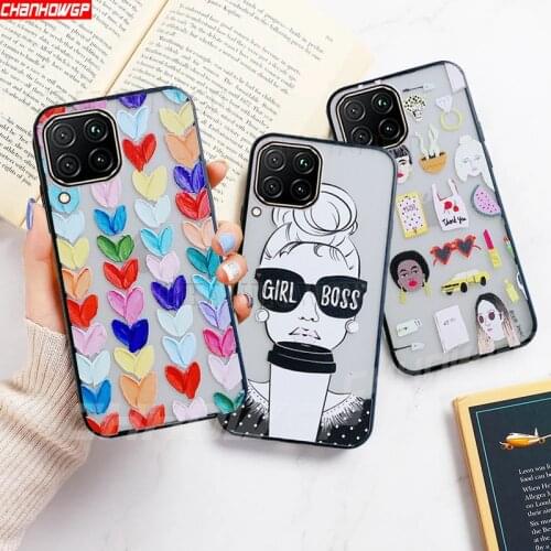 Painted Silicone Case For Samsung Galaxy A12 A02S A32 A42 A52 A72 A21S A51 A71 A01 A11 A31 A41 M31S S20 FE S21 Plus Ultra Cover