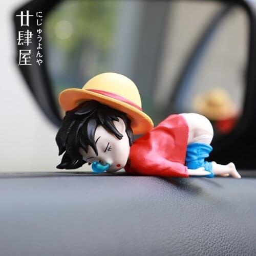 Car Interior Decoration Funny Dolls Sleepy One Piece Funny Doll Ornaments Car Interior Decoration Accessories Coche