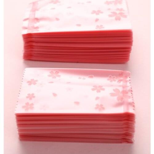 Machine Sealing Egg Yolk Crisp Snowflake Packaging Bag DIY Cookie Bags Cherry Blossom Bag Newly Scrub Foundation