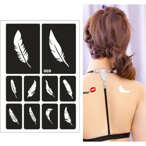 Waterproof Tattoo Stencil DIY Temporary Drawing Painting Template Body Art Tool