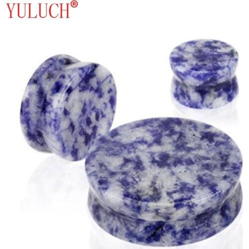 YULUCH 2018 New Arrival Piercing Jewelry Fashion Couples Blue Crest Stone Ear Enhancement Accessories Party Gifts