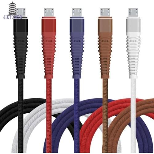 1M/3ft Micro USB Cable 2A Fast Data Sync Charging Microusb Charger for Samsung Xiaomi HTC Android Mobile Phone Cables 100pcs/lot