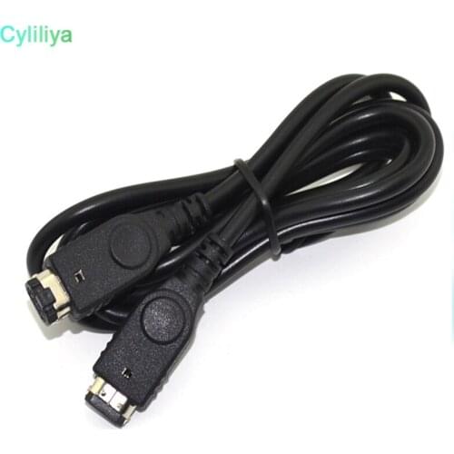 100pcs lots Black 1.2M 2 Player for GBA GBASP Link Cable Cord For Nintendo GameBoy SP