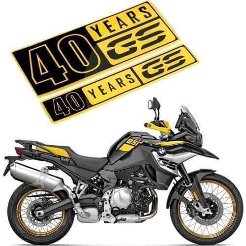 3D Resin Motorcycle Tank Pad 40 Years Sticker Case for BMW F700GS F800GS F850GS G310GS F650GS R1200GS R1250GS Decals motorcycle