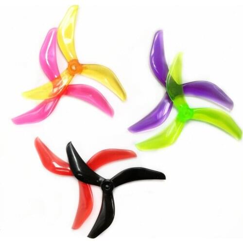 4 Pairs 5043 Propeller 5x4" 3 blades Propeller Tri-Blade Prop CW/CCW for FPV Racing Drone Quadcopter QAV 210 230 250 330 frame