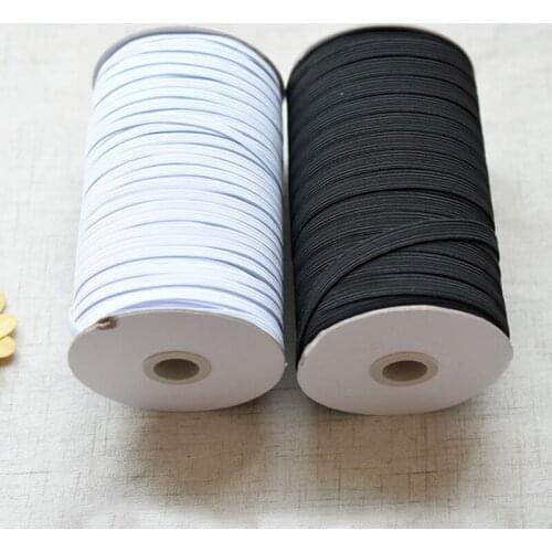 5/10 meters Woven Flat Knitted Elastic Craft Sewing Elastic Cord Elastic Band Sewing Stretch Rope 5z