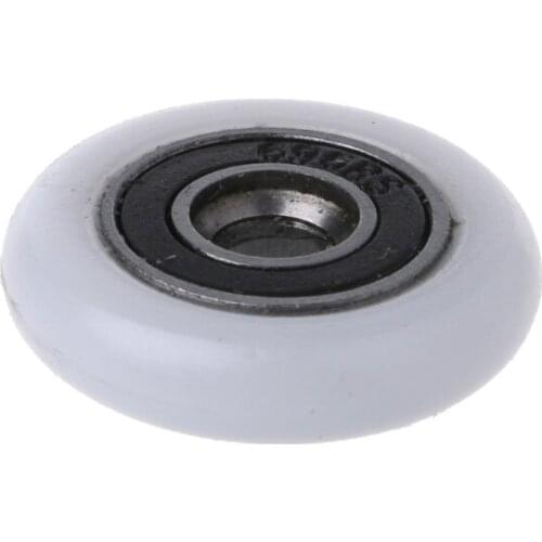 8 Pcs Shower Door Runner Rollers Wheels Pulleys Replacement Parts 23mm Diameter Y98E