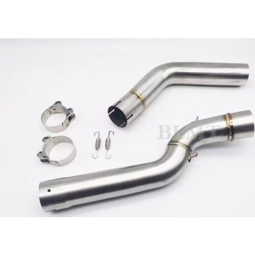 Motorcycle Exhaust Middle Link Pipe Accessories Escape System For Honda CBR600RR CBR 600RR CBR 600 RR 2005 -2017 2018 Slip-on