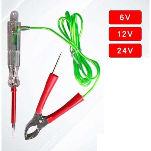 Car Electric Pen Tester Durable Automotive Voltage Circuit Tester 6V 12V 24 Volt Voltmeter Car Test Pen Car Accessories