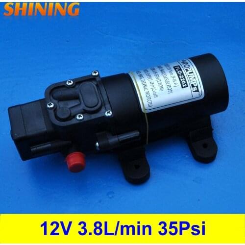 FREE SHIPPING 12V High pressure Micro Electric Diaphragm Pump Car Washing/Garden/Spraying/ Boat/Caravan/Motor Home/RV Pump