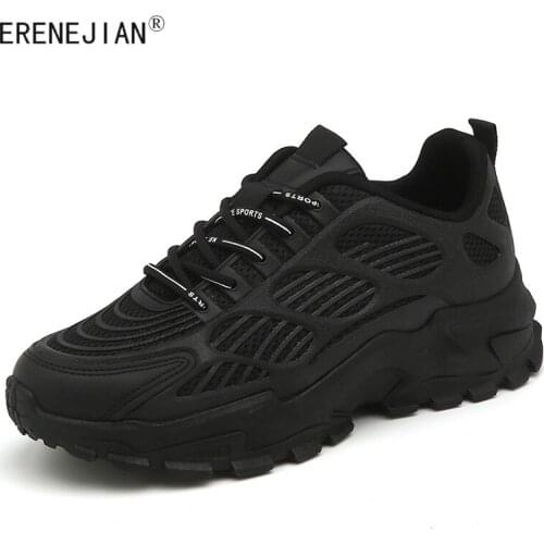 ERENEJIAN Mens Breathable Mesh Walking Shoes Fashion Tennis Sport Sneakers Lace Up Casual Footwear For Male Athletic Shoes