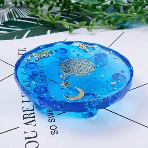 Creative Mini Resin Table Mold Silicone Mold Epoxy Exhibition Table Diy Crafting Tools