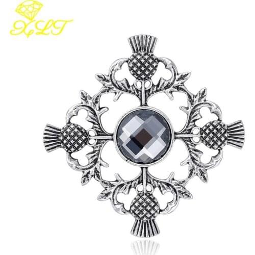 Luckyiasv Silver Brooches For Clothes