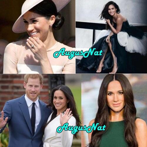 Meghan markle diamond painting full drill women portrait pictures embroidery cross stitch stickers pebble round beads big size