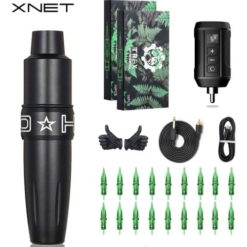 XNET Professional Wireless Tattoo Kits Permanent Makeup Rotary Machine Set For Body Art Permanent Makeup Scalp Pigmentation