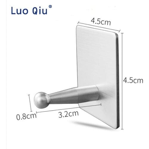 Hanger wall 1 hook key hanger perchero de pared cuelga llaves pared Self Adhesive Home Kitchen Wall Door 2 pcs/lot