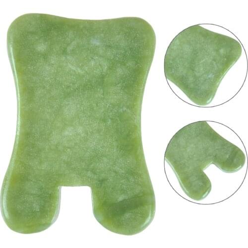 Natural Jade Stone Guasha Board Massage Tool SPA Therapy GuaSha Massager Antistress Body Care Scraping Board 3 Style
