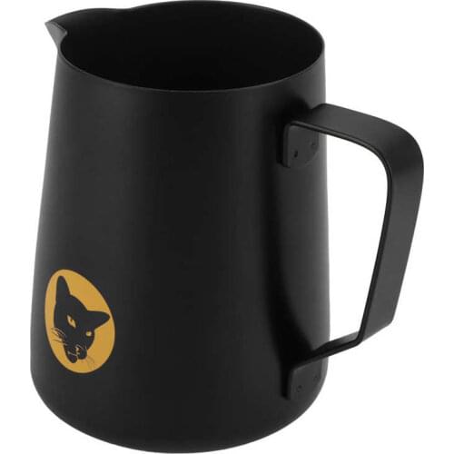 Stainless Steel Coffee Frothing Pitcher 600ml Coffee Cup Mug Milk Frothing Jug Coffee Latte Art Design for Home Coffee Shops