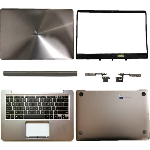 New portable lcd back cover/front frame/hinges/handrest/bottom case for asus ux410 ux410u u4000u rx410 ux410u