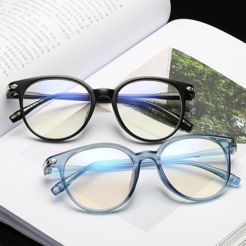 Anti blue rays computer Round Glasses Men Blue Light Coating Gaming Glasses for computer protection eye Retro Spectacles Women