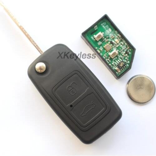 For Chery Celer Fulwin 2 Bonus A13 Very MVM J2 car fob flip remote key control 433mhz