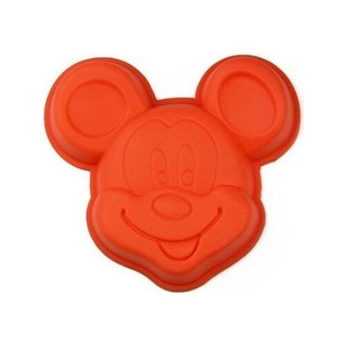 1PC Mickey Silicone cake mold/Single hole baking mould Pudding DIY kitchen Pastry kitchenTool