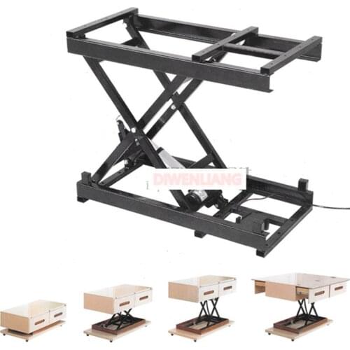 Smart Home Vertical Lifter Hardware Folding Iron Frame Electric Lifter For Coffee Table And Dining Table With Remote Controller