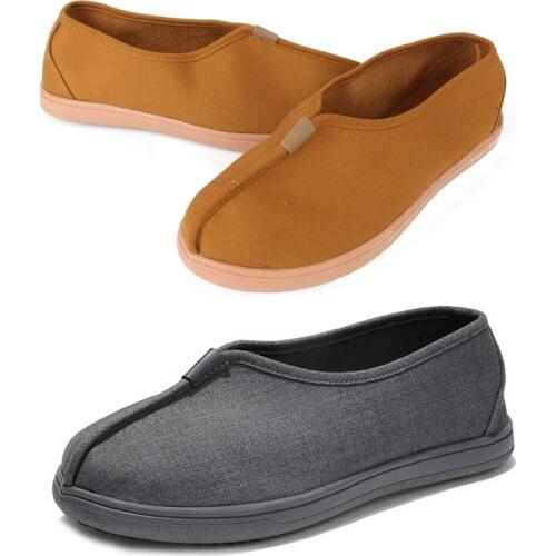 Unisex 4color high quality black/coffee buddhist buddha zen lay meditation arhat sneakers shaolin monk kung fu shoes