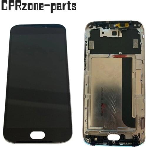 5.5" Black / White with frame For Doogee X9 Pro X9Pro lcd display with touch screen digitizer sensor assembly With Fingerprint