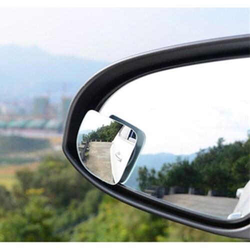 2pcs 360 Degree HD Blind Spot Mirror Frameless Fan-Shaped Car Adjustable Car Rear View Mirror Extra Wide Angle Rearview Mirror