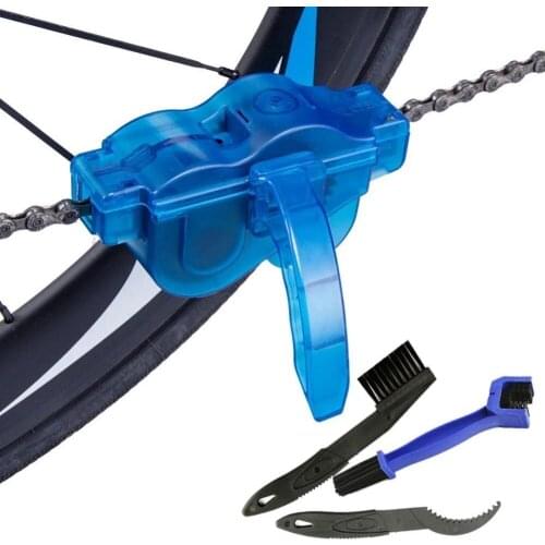 2021 Cycling Bicycle Chain Cleaner Tool Washer Set Brushes Scrubber Repair Kit Motorcycle Maintenance Scrubber Wheel Washer Tool