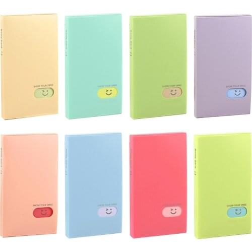 120 Pockets Business Card Book ID Credit Holder Name Card Picture Photo Album Storage Case Keeper